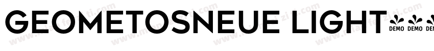 GeometosNeue Light字体转换